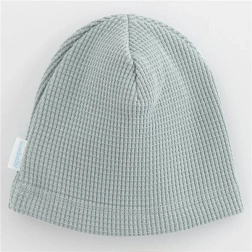 Bonnet pour bébé en coton NEW BABY Luxury Clothing gris