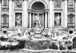 INTERDRUK Puzzle Pot okoli sveta: Fontana Trevi, Italija 500 koščkov