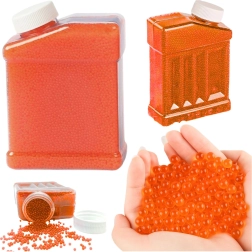 Hydrogel water beads for gel blasters, orange, 20,000 pcs