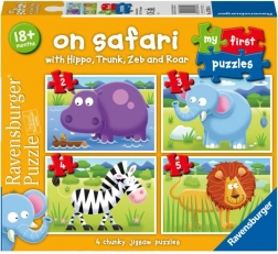 Moje první puzzle: Na Safari 4v1