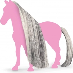 Schleich Horse Club accessories for horses – gray mane and tail
