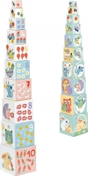 DJECO Box Tower Forest Animals
