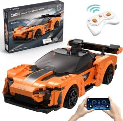 CaDA RC Sports Car Building Set BLAZE CAR, orange, Dual Mode, 295 pieces