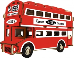 Houten 3D-puzzel Dubbeldekker