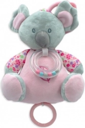 Roze muziekdoos Koala 18 cm