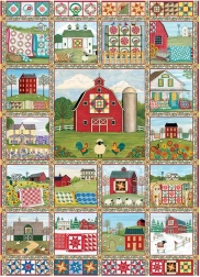 Puzzle Cobble Hill Il paese delle coperte ricamate 1000 pezzi