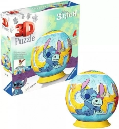 3D puzzle kugla DISNEY Stitch 72 dijelova na postolju