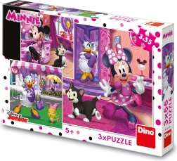 Dino puzzle Disney Minnie 3×55 dílků