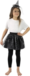 Dívčí čarodějnický set se sukní tutu a čelenkou