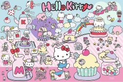 Puslespil Opdag verden Hello Kitty 300 brikker