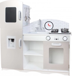 Houten keukentje met effecten