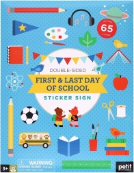 Petit Collage Reusable Stickers First and Last School Day