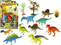 Set of 9 Dinosaur Figures – Colorful Prehistoric Toys