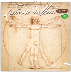 Noteskalender Leonardo da Vinci 2026