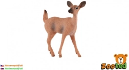 Plastic European Deer Figurine 7cm