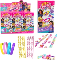 DIY bracelet set with animal charms – 4 adjustable bracelets