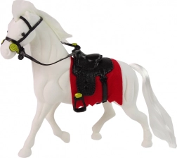 White Horse Figurine with Saddle – Farm