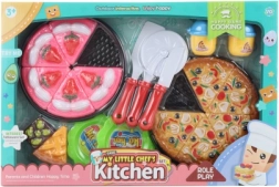 Plastic food and tableware set for children