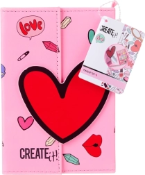 Mini kozmetička torbica od umjetne kože s magnetskim zatvaranjem