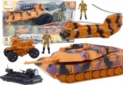 Wojskowy Zestaw Czołg Helikopter Spadochroniarz Efekty Dźwiękowe