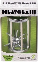 Kovový hlavolam JEŽKO V KLIETKE