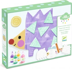 Djeco creative set – animals with finger paints