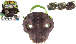 Maschera di dinosauro in gomma per carnevale
