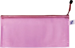 Pochette zippée DL Rose Maillée
