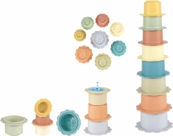 Torre impilabile di vasetti Fiore - 8 pz