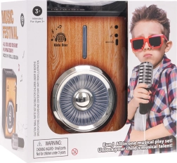 Amplificateur karaoké pour enfants avec Bluetooth et microphone