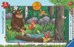 Puzzle Egér és Gruffalo Ravensburger-től, 15 darab