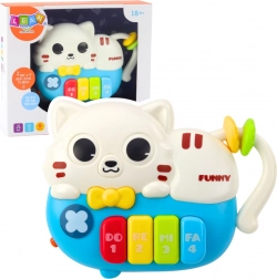 Mini piano cat with light and sound effects