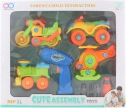 Skrutkovacia sada Dopravné prostriedky pre deti