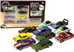 Collection of Metal Cars 1:64 - 10 pcs