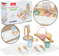 Wooden Dish Set for Children 33 pcs