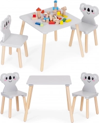 Dětský stolek a 2 židle Koala ECOTOYS