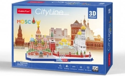 3D puslespil City Line Moskva