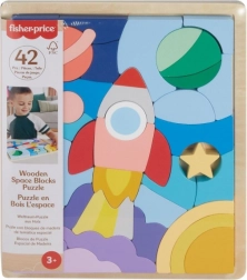 Wooden Puzzle Fisher-Price Space 42 Pieces