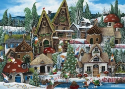 Puzzle gnomo di Natale 1000 pezzi