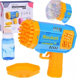 Set of Bubble Gun with Lighting and Liquid for Kids