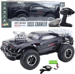 Grande voiture RC tout-terrain 1:8 – noire
