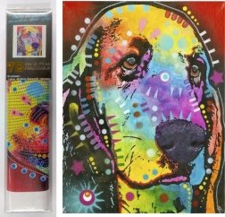 7D Diamond Painting – Dog Gaze 30 × 40 cm