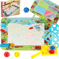Water Drawing Mat with Stamps and Stencils 120x90 cm Meadow