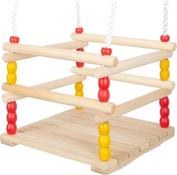 drvena dječja ljuljačka sa zaštitnom prečkom SMALL FOOT