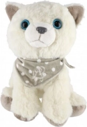 Plush kitten with scarf 22 cm