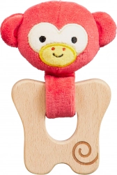Petit Collage organikus pamutból és fából készült majmos rágóka