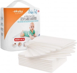Akuku Baby Soft enkratne higienske podloge 40 × 60 cm, 15 kos