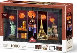 Puzzle con cornice e colla 3 in 1 Luna di sangue 1000 pezzi