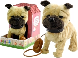 Interactive Leash Puppy with Doghouse – Beige