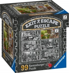 Ravensburger bijeg igra EXIT puzzle Strašno imanje: U dnevnoj sobi 99 dijelova